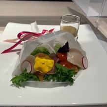 アルカンシエル luxe mariage大阪の画像｜ブーケ型のカルパッチョ