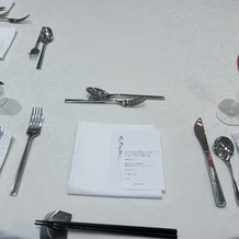 ブライマリーコートの画像｜試食会は、実際の披露宴会場で雰囲気を味わいながらできました。