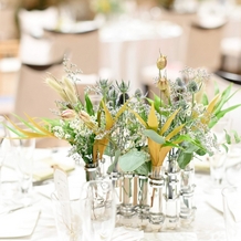 Crevette &amp;nbsp;名古屋（クルヴェット　ナゴヤ）の画像｜パーティー会場のゲストテーブル装花