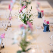 KOTOWA 奈良公園 Premium Viewの画像|披露宴会場のテーブルのお花