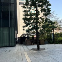 Los Angeles balcony（ロサンジェルスバルコニー）の画像｜披露宴会場から繋がっているテラス