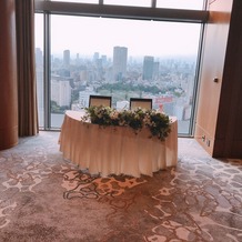 ストリングスホテル東京インターコンチネンタルの画像｜新郎新婦の席