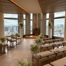ストリングスホテル東京インターコンチネンタルの画像｜扇型の形してました。