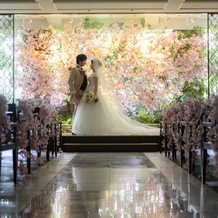 インスタイルウェディング京都（InStyle wedding KYOTO）の画像｜桜デザインの挙式会場