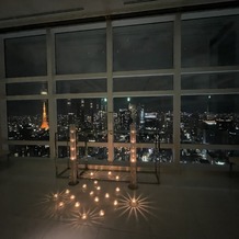 ルミヴェール　ＴＯＫＹＯ（ＬＵＭＩＶＥＩＬ　ＴＯＫＹＯ）の画像｜挙式会場から見える東京タワー