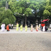 大國魂神社　結婚式場の画像｜参進の儀