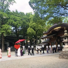 大國魂神社　結婚式場の画像｜参進の儀