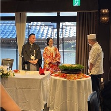 大國魂神社　結婚式場の画像｜鯛の塩釜セレモニー/鯛茶漬け（大人のみ）