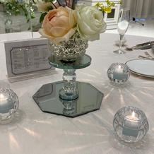 Ｆｒａｎｃ　Ｂｅｌｌｅ　Ａｍｏｕｒ（フラン・ベル・アムール）の画像｜ゲストテーブルの装花
