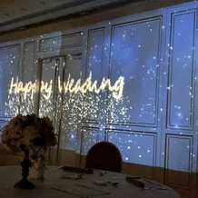 The 33 Sense of Wedding（ザ・サーティスリー センス・オブ・ウエディング）の画像｜プロジェクションマッピング
