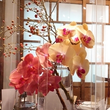 萬屋本店－ＫＡＭＡＫＵＲＡ　ＨＡＳＥ　ｅｓｔ１８０６－の画像｜テーブルの花