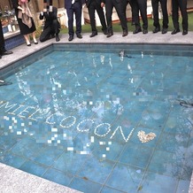 Ｍｉｅｌ　Ｃｏｃｏｎ（ミエルココン）の画像｜中庭にあるプールの写真