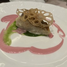 インフィニート　名古屋の画像｜魚料理です。ピンクソースでかわいかったです。