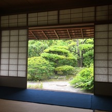 大阪城西の丸庭園 大阪迎賓館の画像｜お茶室からの景色。