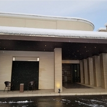 センティール・ラ・セゾン　岐阜の画像｜雪が積もった会場