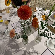 ANOTHER STYLE （アナザー スタイル）の画像｜各テーブルの装花