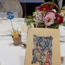 小さな結婚式　神戸モザイク店の画像｜パーティー会場での席札などの置き方