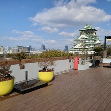 THE LANDMARK SQUARE OSAKA（ザ ランドマークスクエア オオサカ）の画像｜屋上からの大阪城。普段は行けないところです。