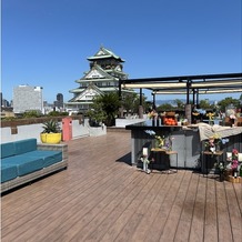 THE LANDMARK SQUARE OSAKA（ザ ランドマークスクエア オオサカ）の画像｜屋上からは大阪城を真横から眺めることができます。
