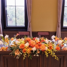 THE LANDMARK SQUARE OSAKA(ザ ランドマークスクエア オオサカ)の画像|高砂のテーブルです。