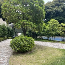 リストランテ　カノビアーノ　（ホテル雅叙園東京）の画像｜ガーデンです。ガーデン人前式もできるようです。
