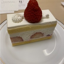 東京會舘の画像｜打ち合わせの際のケーキ