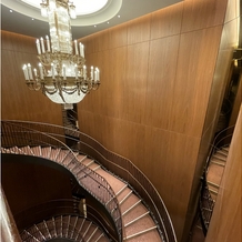 東京會舘の画像｜写真が撮れる螺旋階段