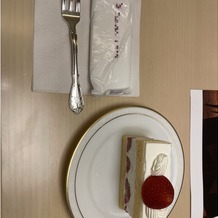 東京會舘の画像｜試食で食べたケーキ