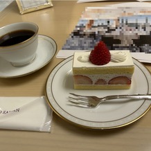 東京會舘の画像｜フェア参加特典のケーキ