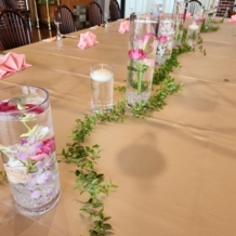 ＫＡＩ　ＫＯＲＩＹＡＭＡ（廻　郡山）の画像｜ゲストテーブル装花