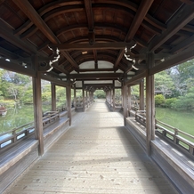 平安神宮会館の画像｜式場の裏のお庭
ここで式の直前にウェディングフォトを撮れるそうです