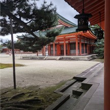 平安神宮会館の画像｜観光客が入れないようになっている