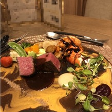 BLEU GRACE OSAKA（ブルーグレース大阪）の画像｜牛フィレ肉がとっても柔らかく、オマールエビもプリプリで大変おしいかったです。