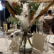 BLEU GRACE OSAKA（ブルーグレース大阪）の画像｜テーブルのお花を最後にいただけたのもかなり嬉しかったです！