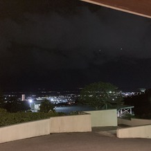 エリスリーナ西原ヒルズガーデンの画像｜会場の外から見えた夜景です！