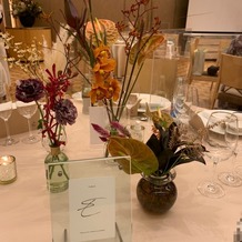 ＴＨＥ ＳＯＲＡＫＵＥＮ （相楽園）の画像｜ゲストテーブル装花