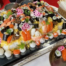 後楽園　荒手茶寮の画像｜お寿司ケーキの写真です。