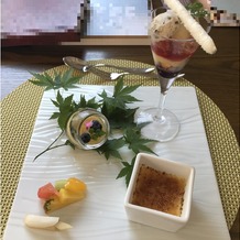 旧石丸邸　ガーデンテラス広尾　（Garden Terrace HIROO residence ISHIMARU）の画像｜デザートは和風と洋風の二種類のプレートを一皿ずつ出していただきました。こちらは洋風です。