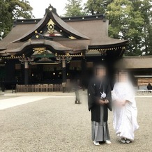 香取神宮の画像｜挙式内では写真撮影不可ですが、神社内でゆっくり写真撮影できました。