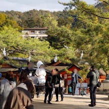 厳島神社の画像｜入り口までは人力車で移動しました。