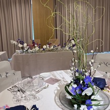 ＪＷマリオット・ホテル奈良の画像｜卓上の装花。和風にしました