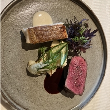 YOKKAICHI HARBOR 尾上別荘の画像｜試食会のメインのお肉とお魚