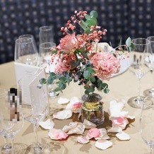 SAKURA SKY PALACE（サクラ スカイ パレス）の画像｜テーブルのお花