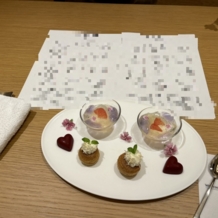 ウェスティンホテル横浜の画像｜試食のデザートの写真