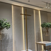 ウェスティンホテル横浜の画像｜洗礼されたチャペルでした！
木の温もり、白とグリーンのシンプルでオシャレなイメージでした！