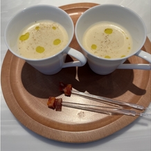 ＬＡＺＯＲ ＧＡＲＤＥＮ ＳＡＰＰＯＲＯ（ラソール ガーデン 札幌）の画像｜北海道産食材を使用したスープで美味しかったです。