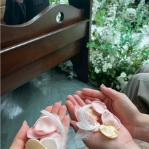 長良川清流ホテルの画像｜持ち込みしたフラワーフェザーシャワー