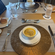 ヒルトン長崎の画像｜スープ、パン
