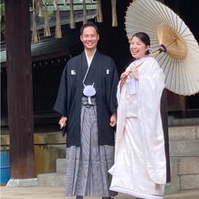 レストラン　サン　ヴェルジュ　メゾンの画像｜神社前で撮影