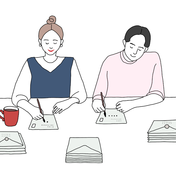 招待状の宛名は どんな筆記用具を使い、どうやって書く?